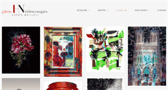 Desktop Screenshot of galerie-helene-nougaro.com