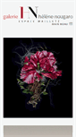 Mobile Screenshot of galerie-helene-nougaro.com